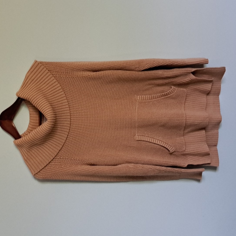 Michael Michael Kors Tan Earth Tone Cowl Neck Heavyweight Oversized Sweater XS